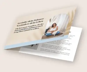 Portfolio Flyer Feng Shui für Familien