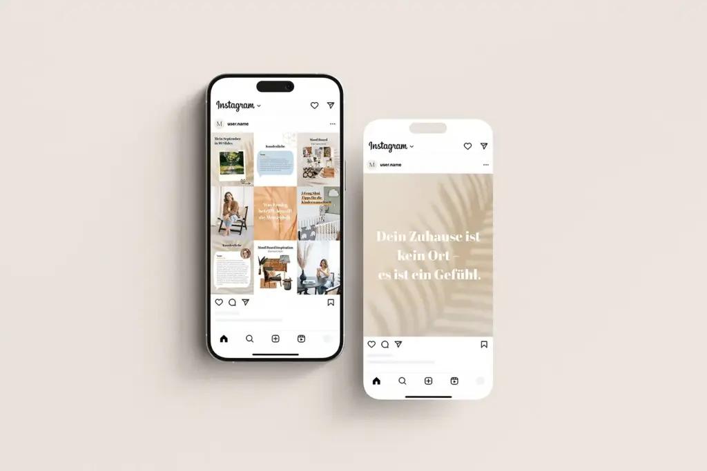 Portfolio Instagram Feed Design Feng Shui Beratung