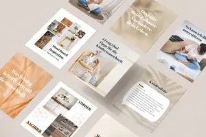 Portfolio Social Media Grafiken Feng Shui für Familien